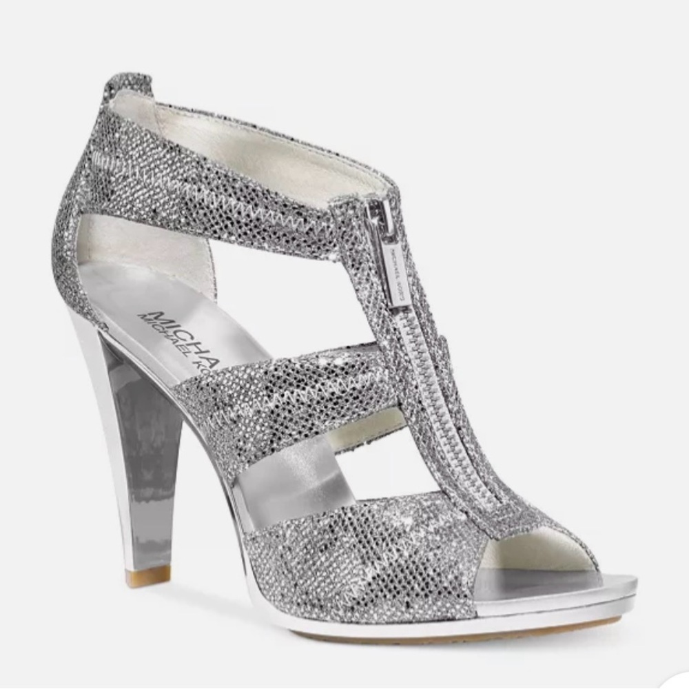 Michael Kors Glittering Silver Heels